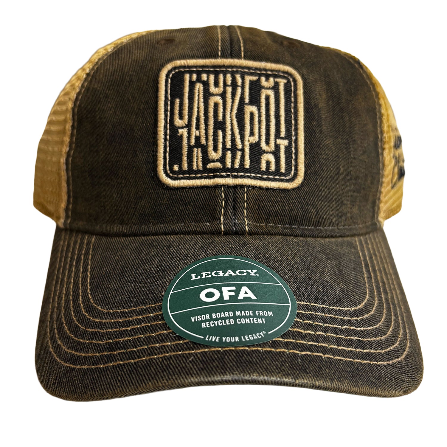 NEW! Jackpot Black Trucker Hat