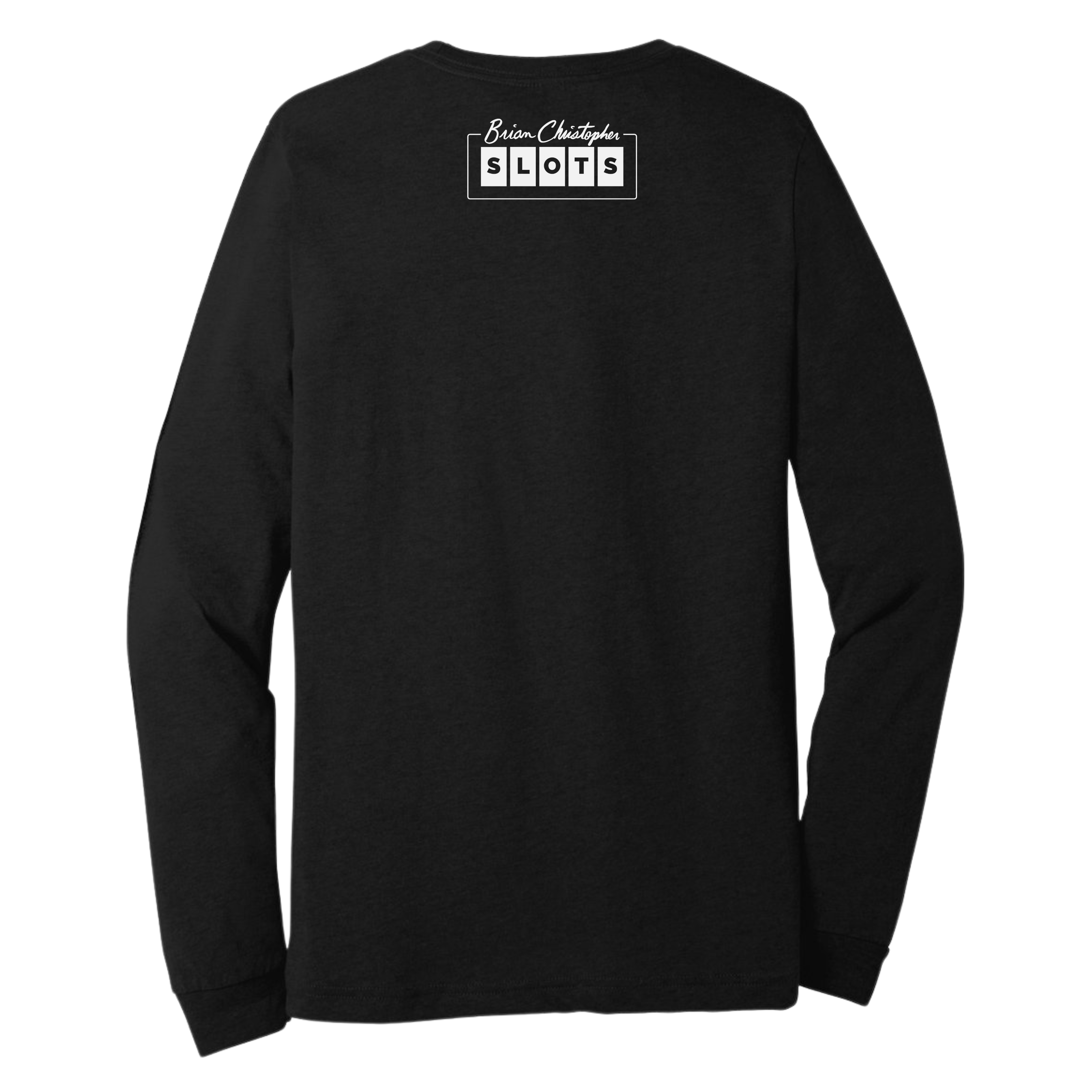 Rude long sleeve T-shirt in white black