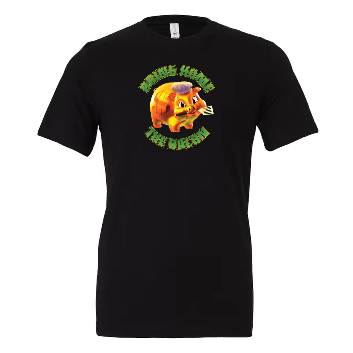 NEW! Bring Home The Bacon Crew & V-Neck Tee