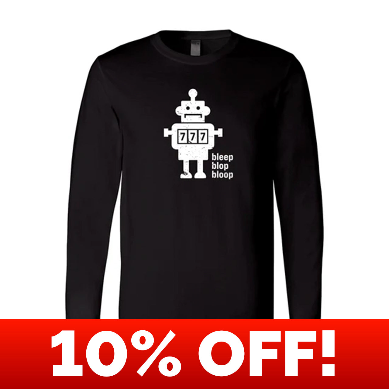 From The Vault: Bleep Blop Bloop Long Sleeve Tee