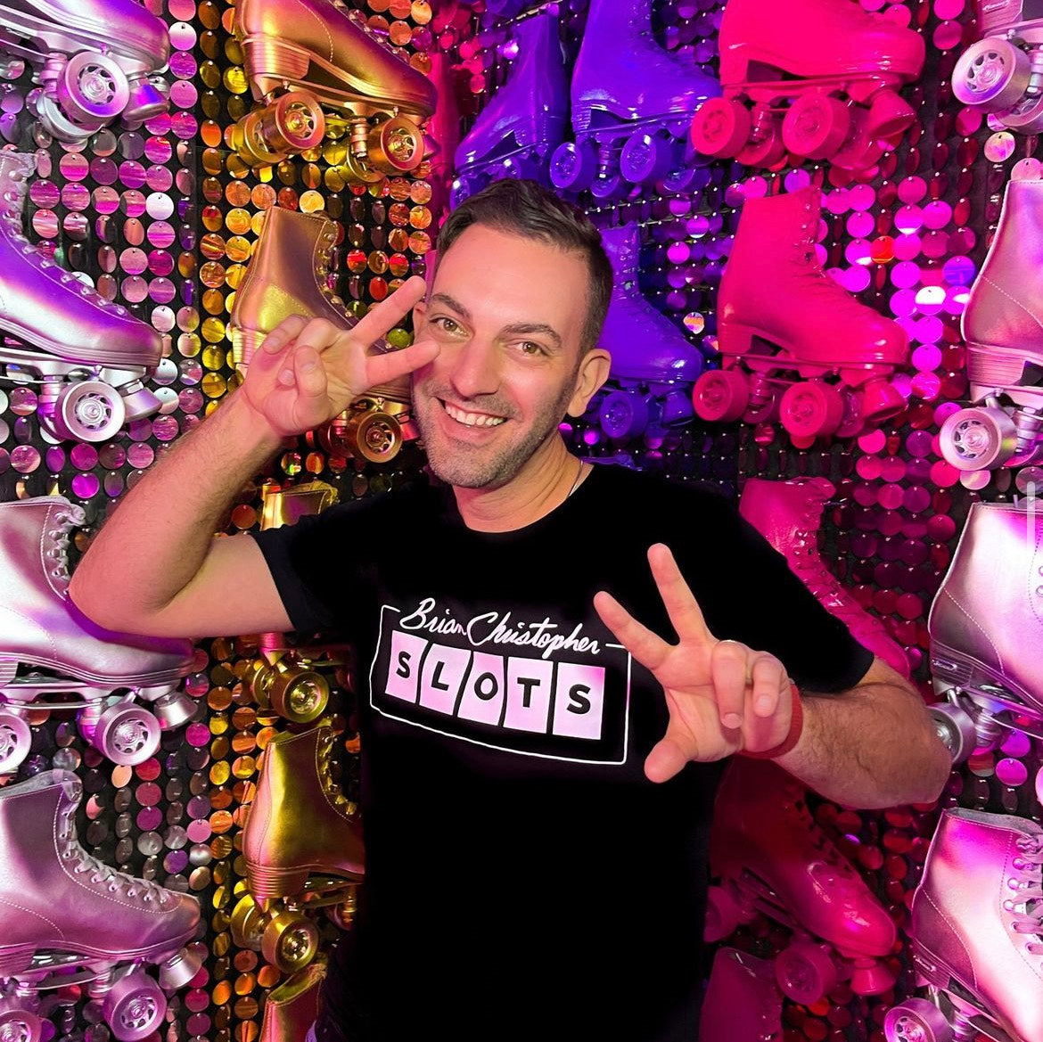 Brian Christopher Slots Crew & V-Neck Tee