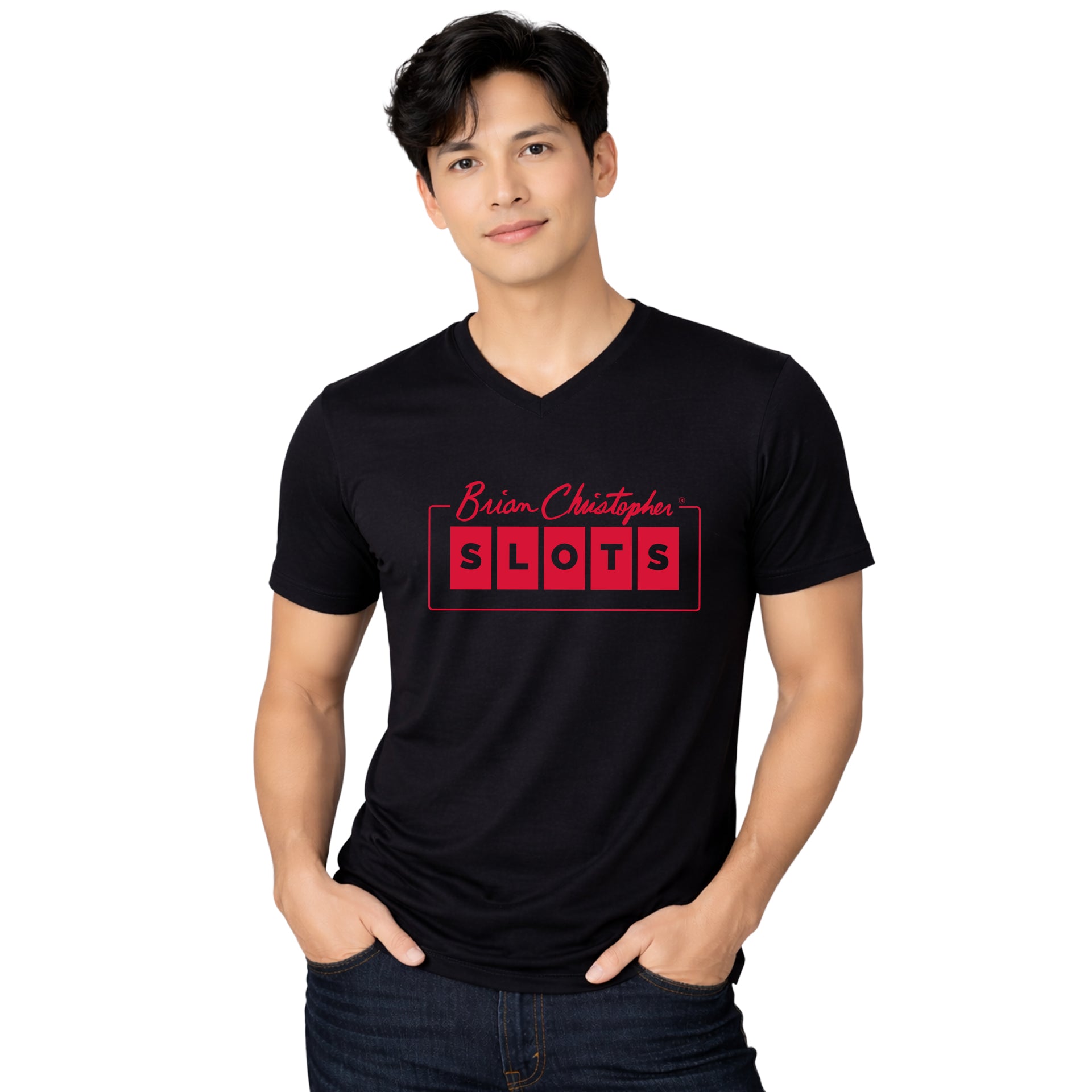 Brian Christopher Slots Crew & V-Neck Tee