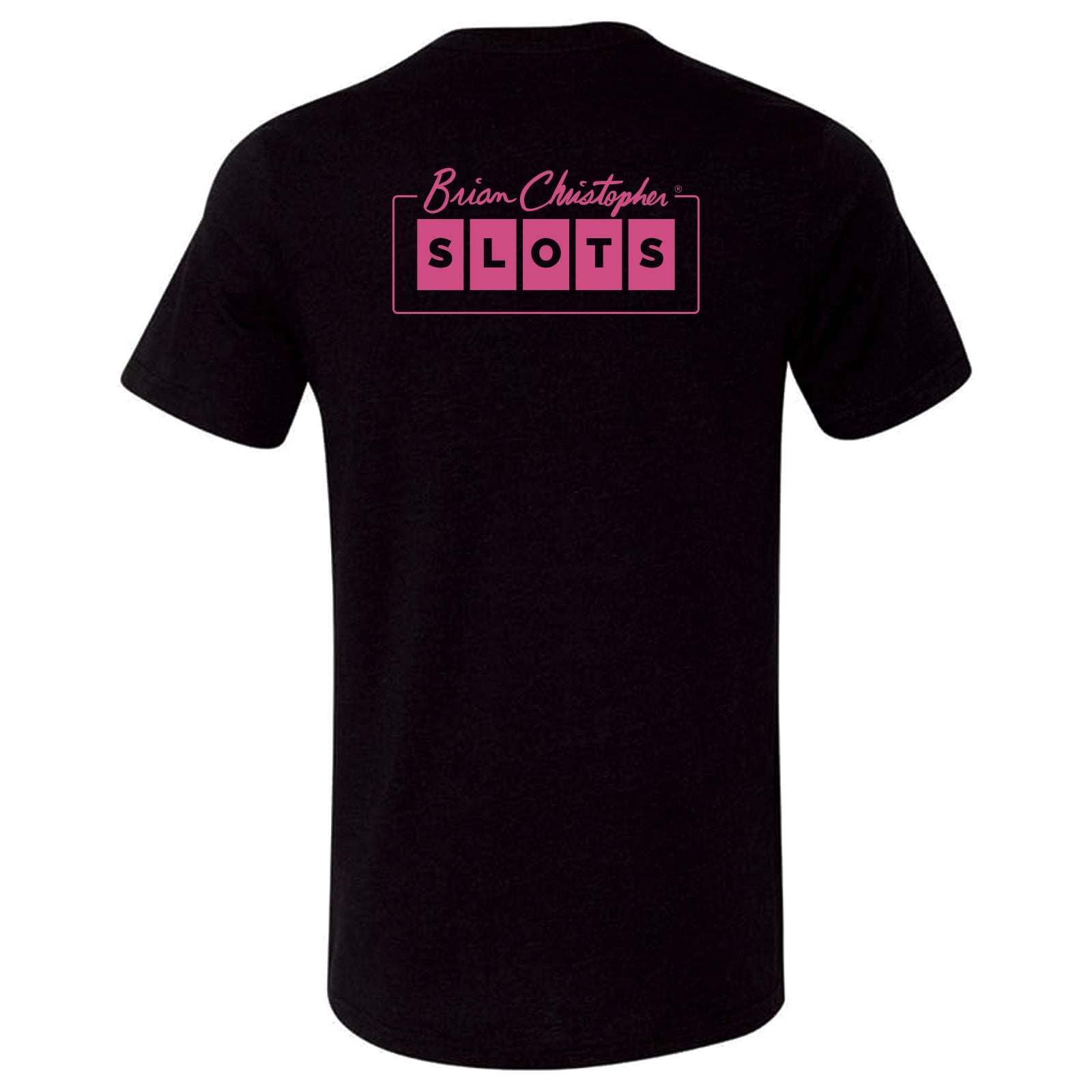 BCSlots Chest & Back Logo Crew & V-Neck Tee