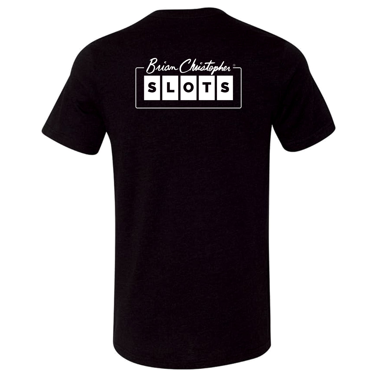 BCSlots Chest & Back Logo Crew & V-Neck Tee