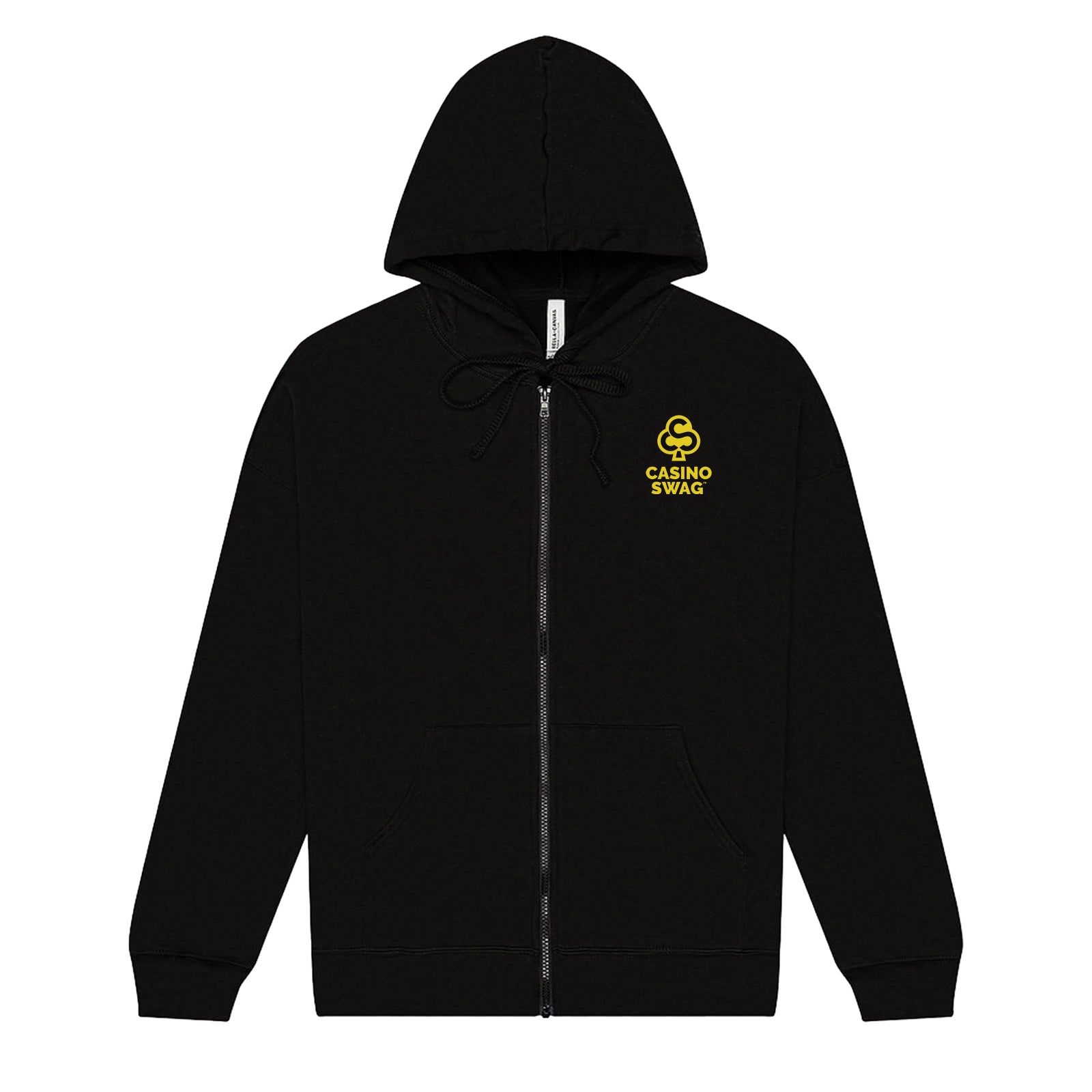 Metallic Fullzip black CSlogo chest Est 2016