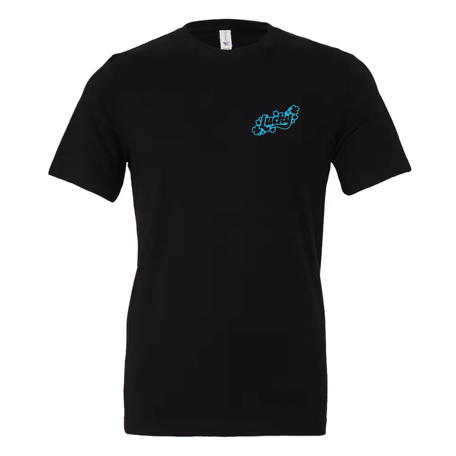 Lucky Chest & Back Logo Crew & V-Neck Tee