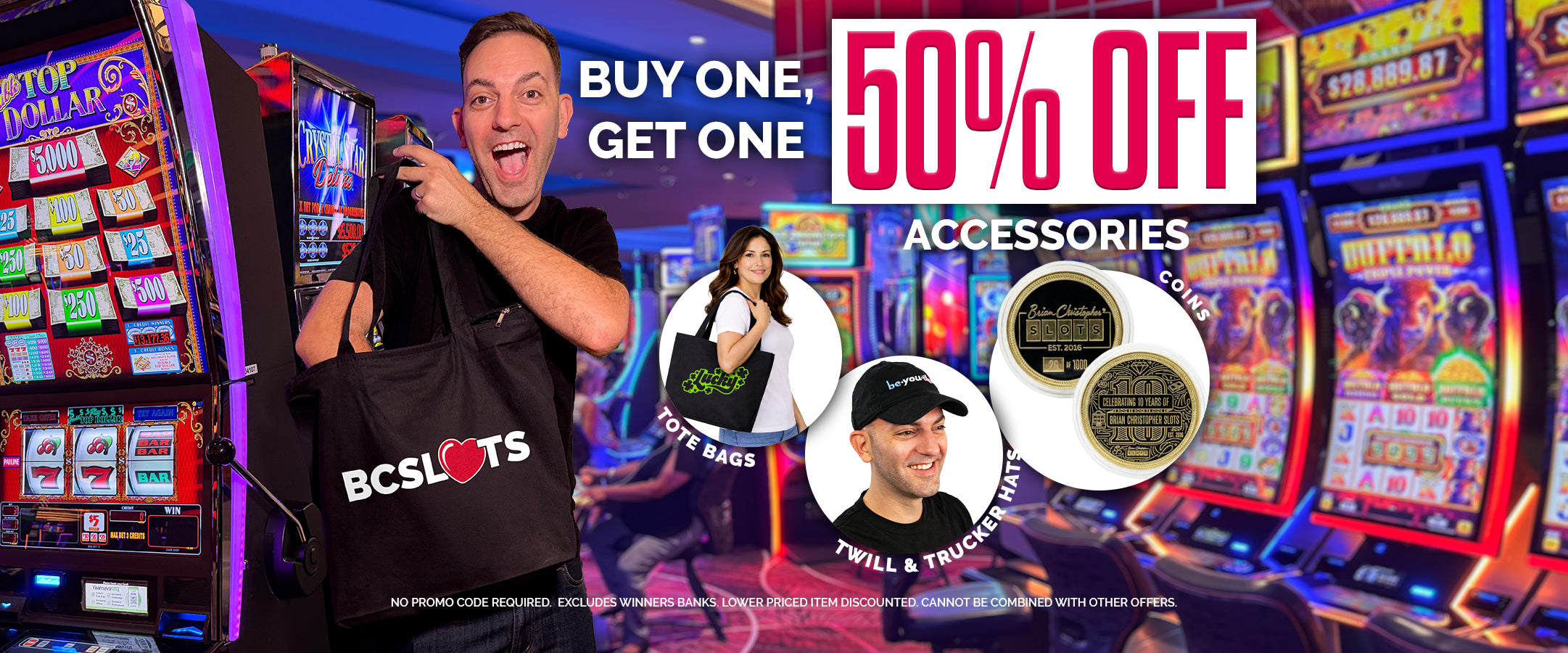 Buy One, Get One 50% Off Accessories