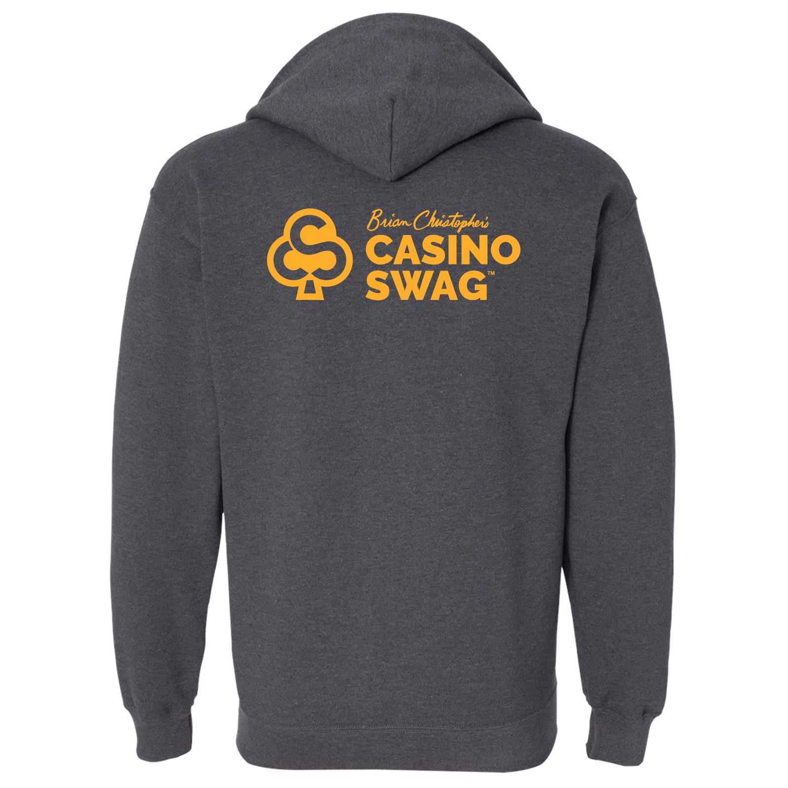 CS merch gray fullzip back logo