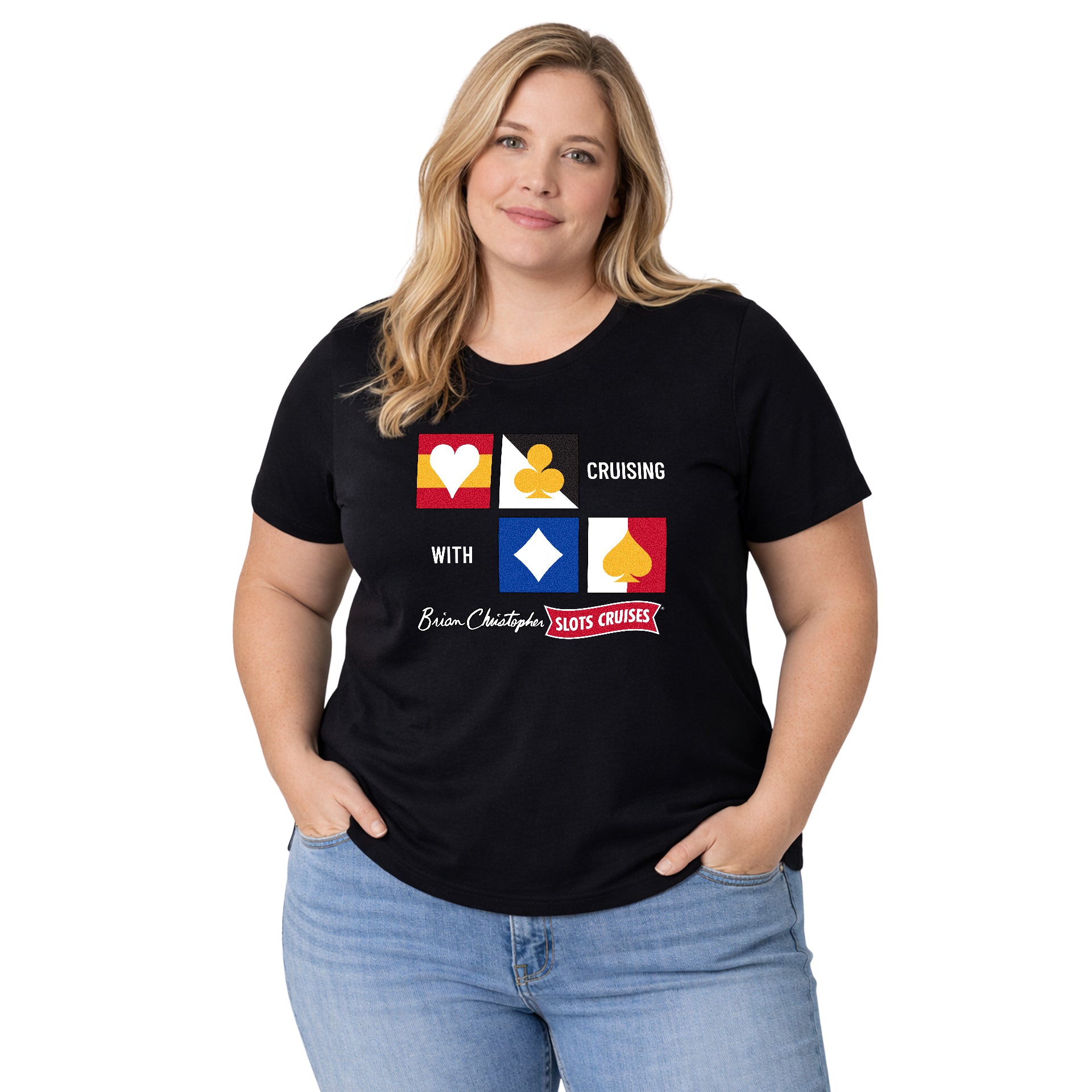 NEW! Cruising with Brian Christopher Slots 2026 Crew & V-Neck Tee