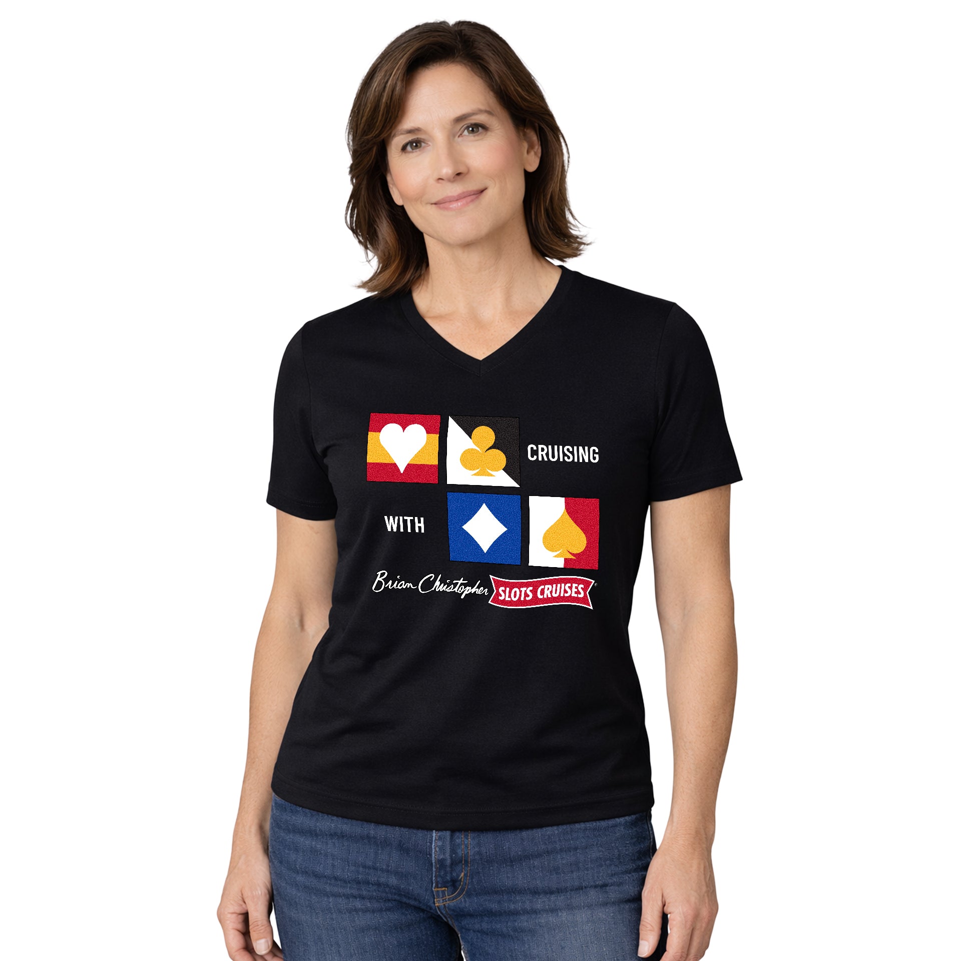 NEW! Cruising with Brian Christopher Slots 2026 Crew & V-Neck Tee