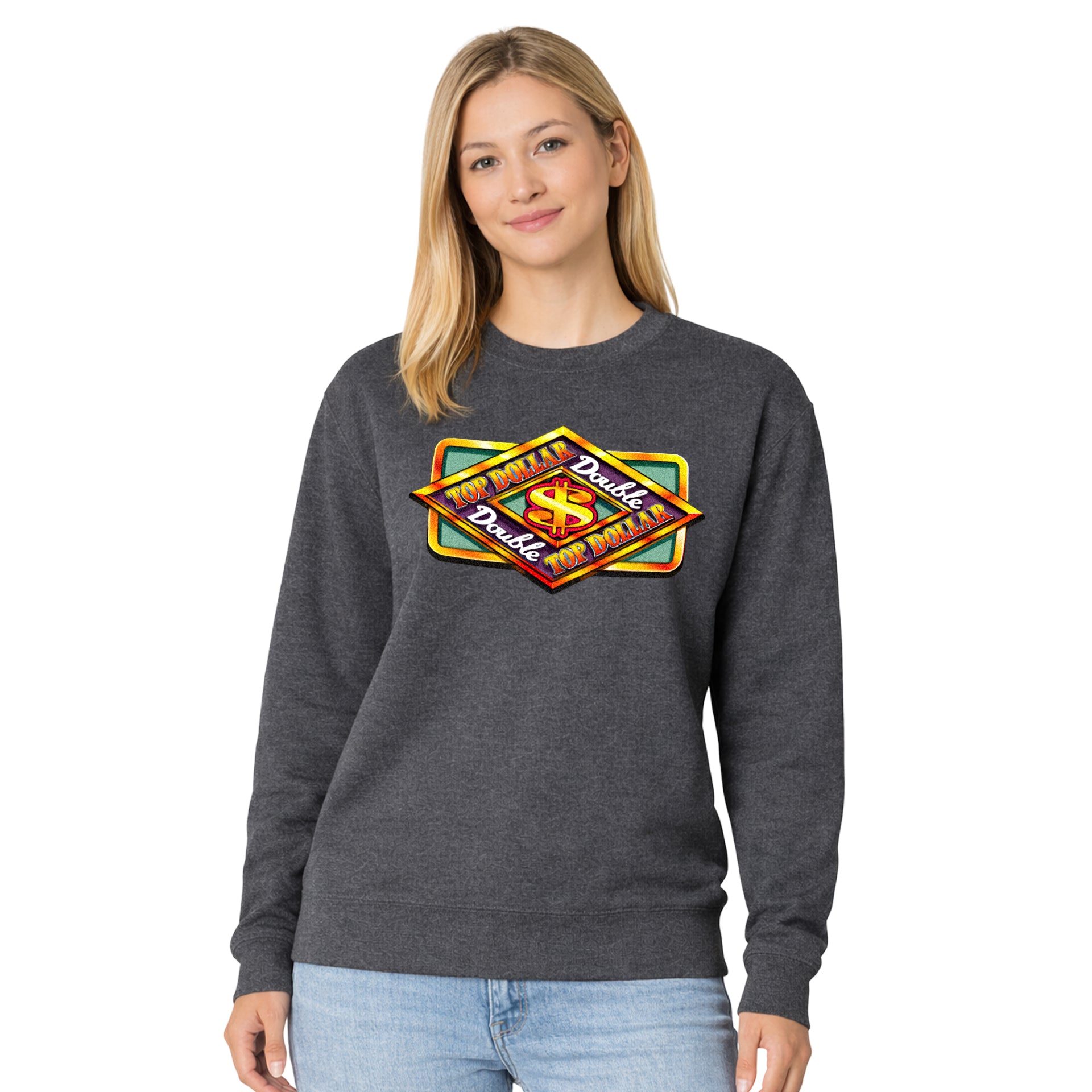 Double Top Dollar Crew Sweatshirt