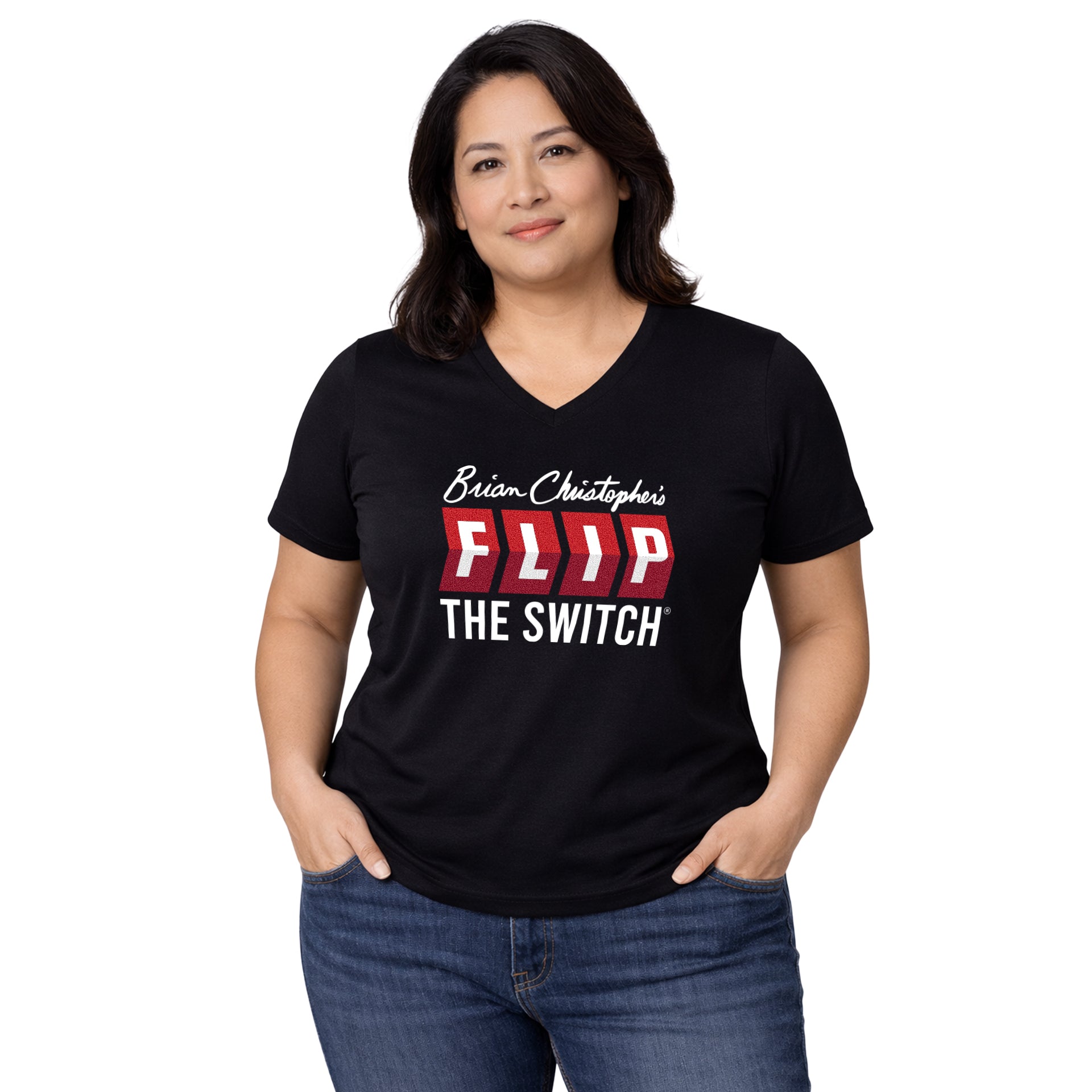 Brian Christopher's Flip The Switch Unisex V-Neck Tee