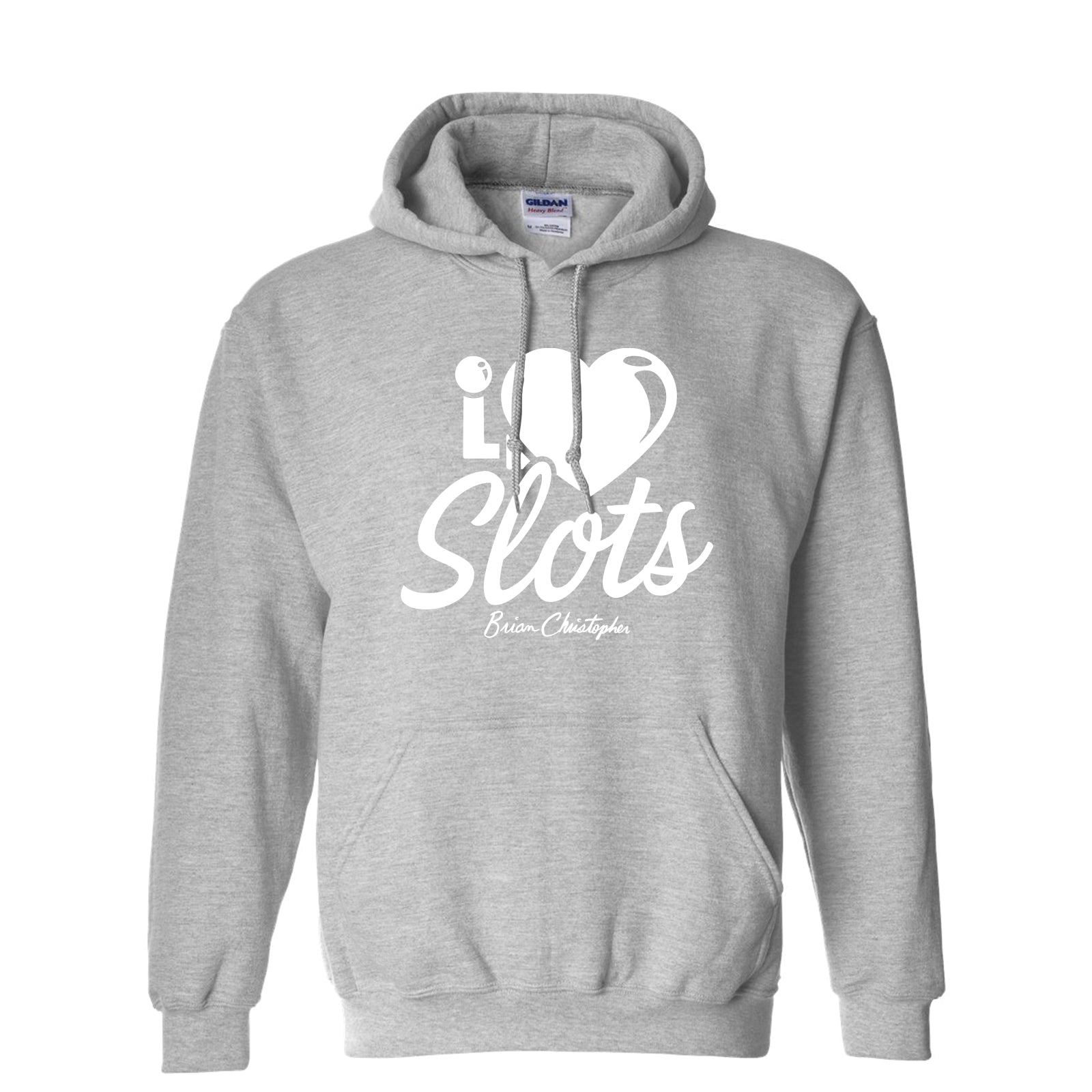 I Love Slots Pullover Hoodie