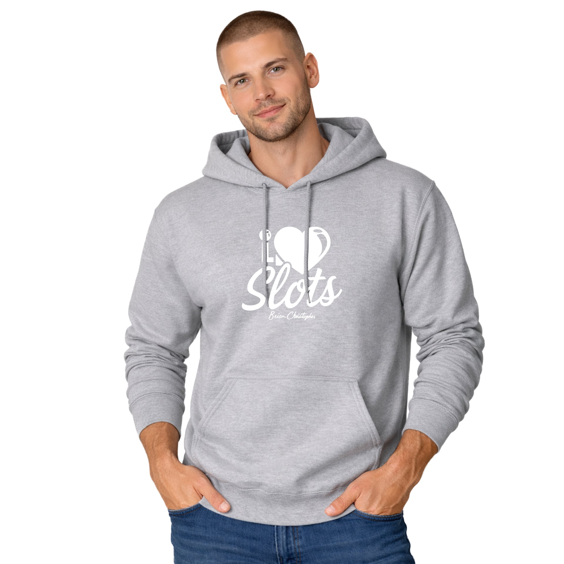 I Love Slots Pullover Hoodie