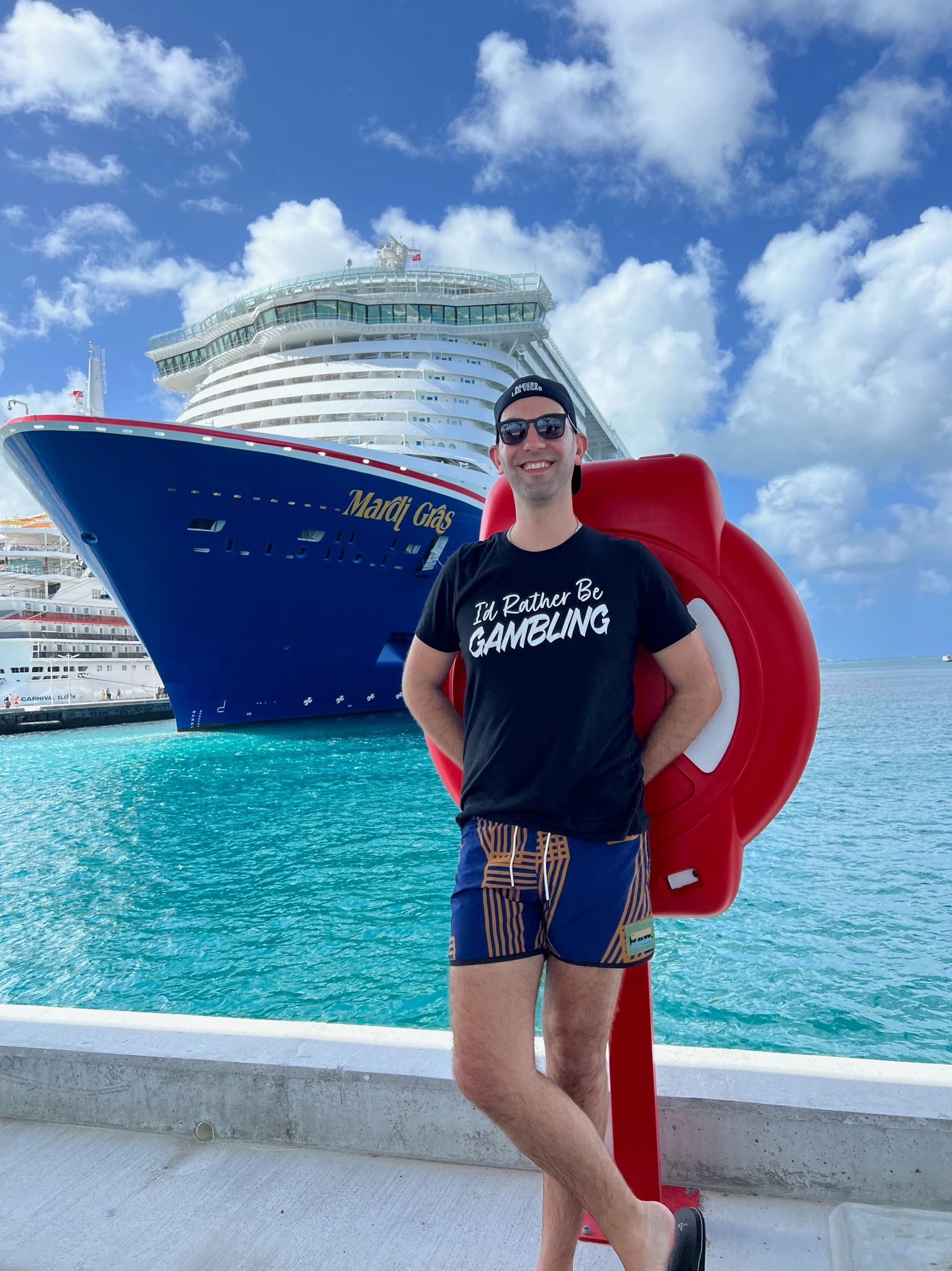 I'd Rather Be Gambling Crew & V-Neck Tee