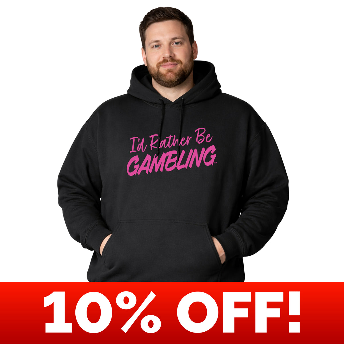 From The Vault: I'd Rather Be Gambling Pull Over Hoodie