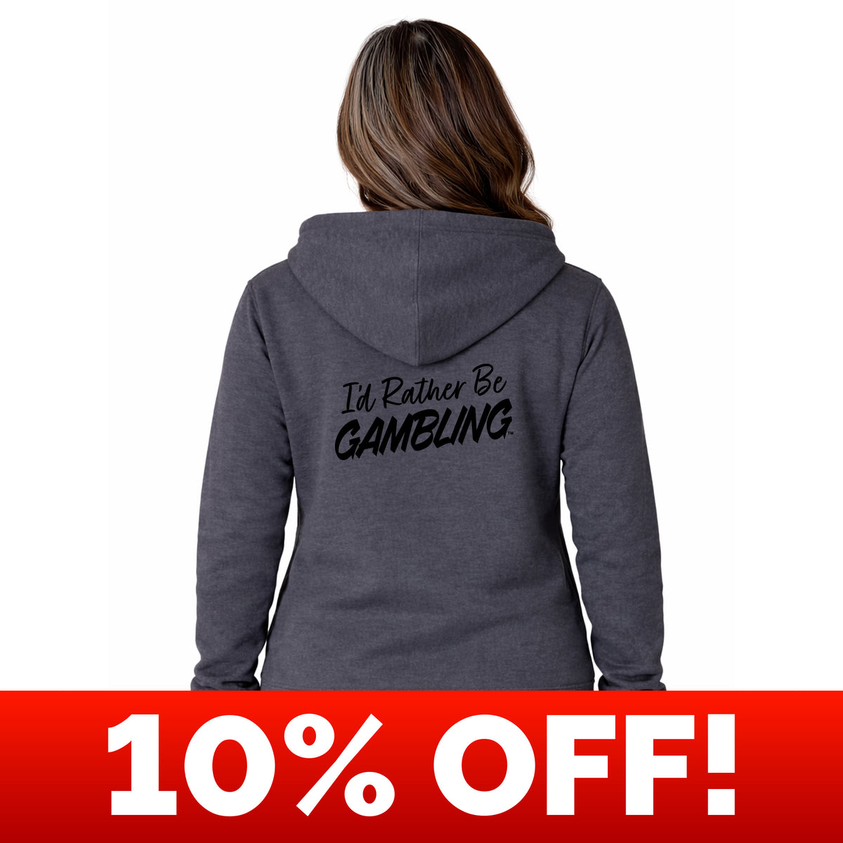 From The Vault: I'd Rather Be Gambling Full Zip Hoodie