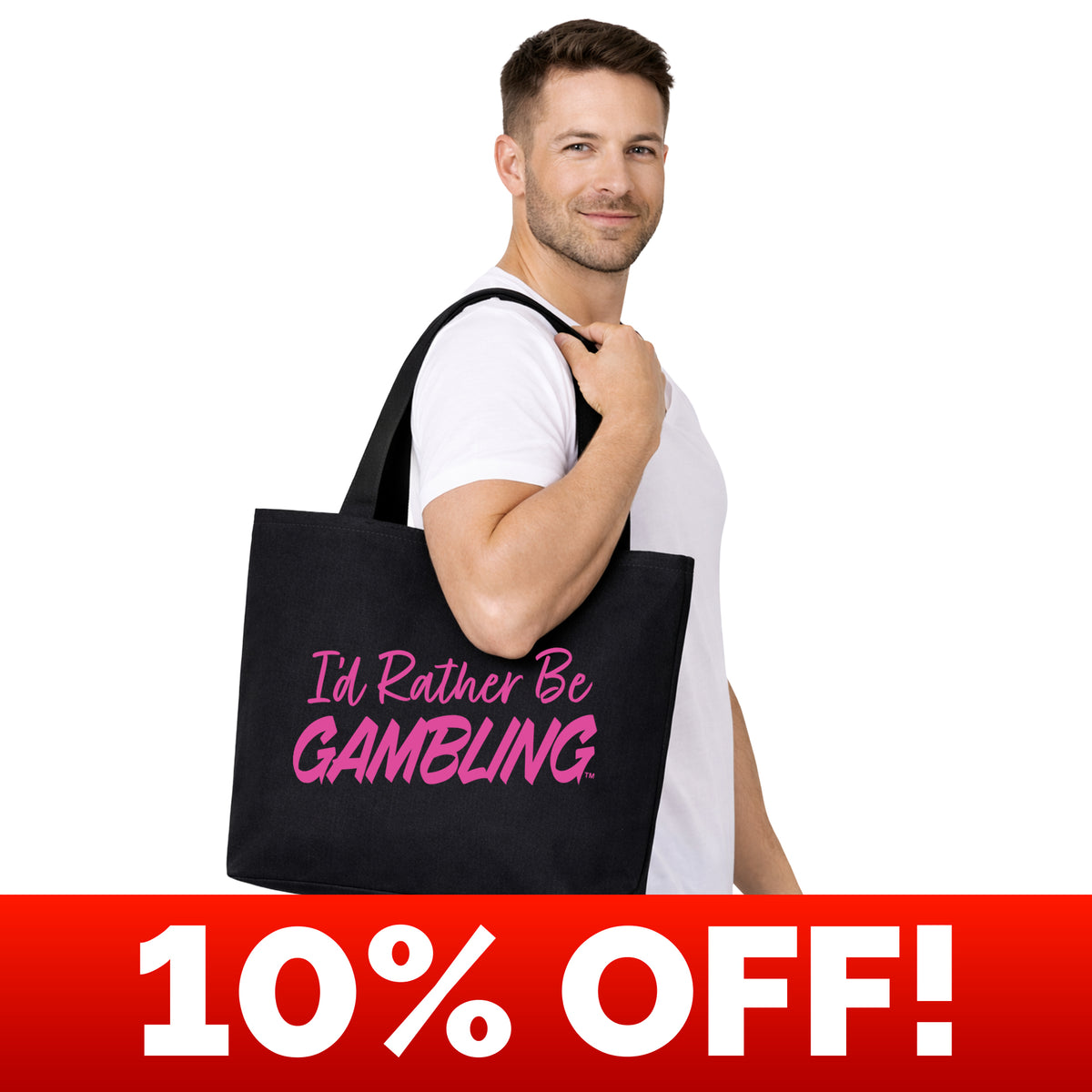 From The Vault: I'd Rather Be Gambling Zipper Tote