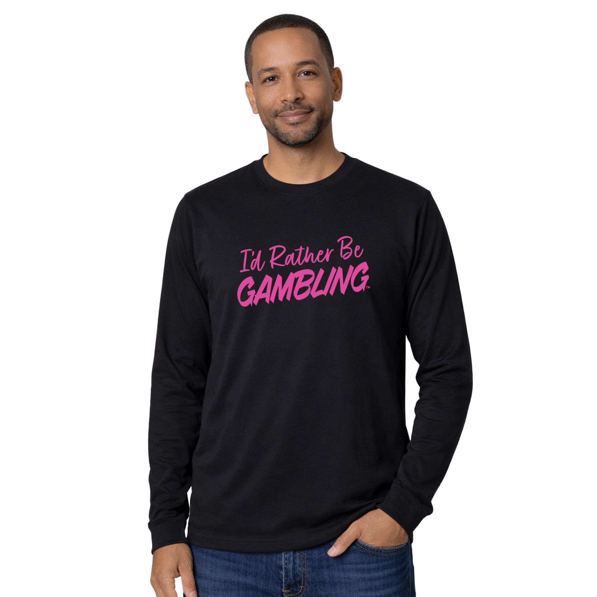 I'd Rather Be Gambling Unisex Long Sleeve Tee