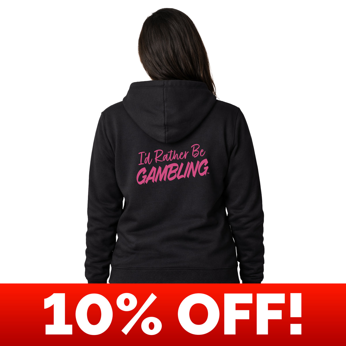 From The Vault: I'd Rather Be Gambling Full Zip Hoodie