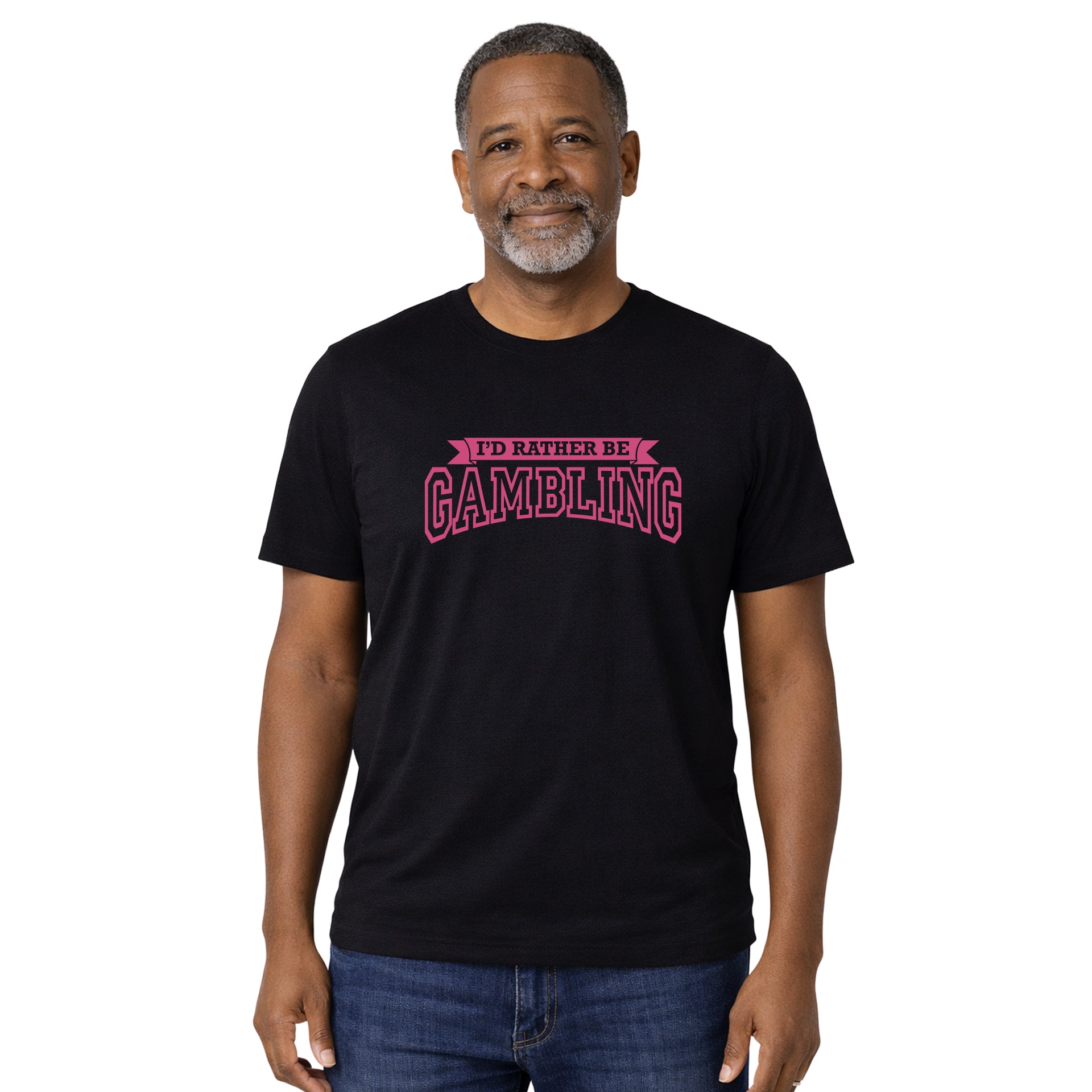 NEW! I'd Rather Be Gambling! Crew Neck & V-Neck Tee