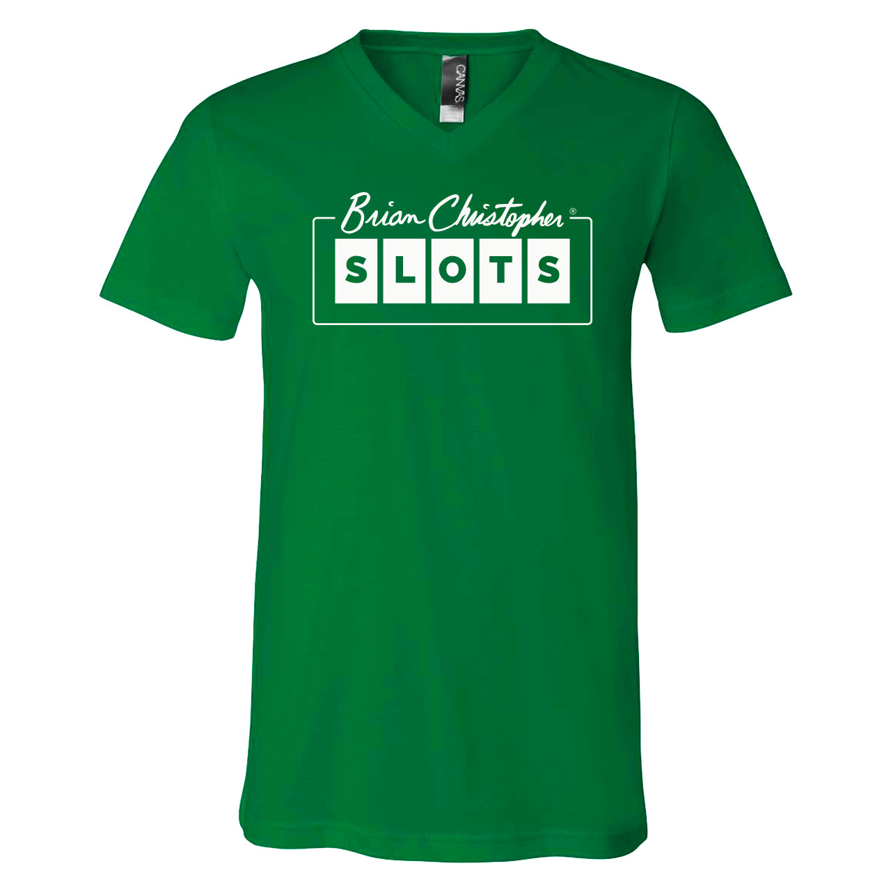 BCSlots Green Crew & V-Neck Tee