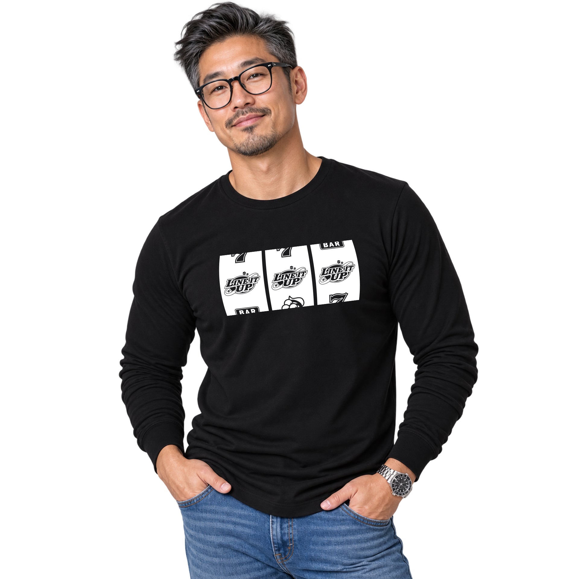 NEW! Line It Up! Long Sleeve Tee