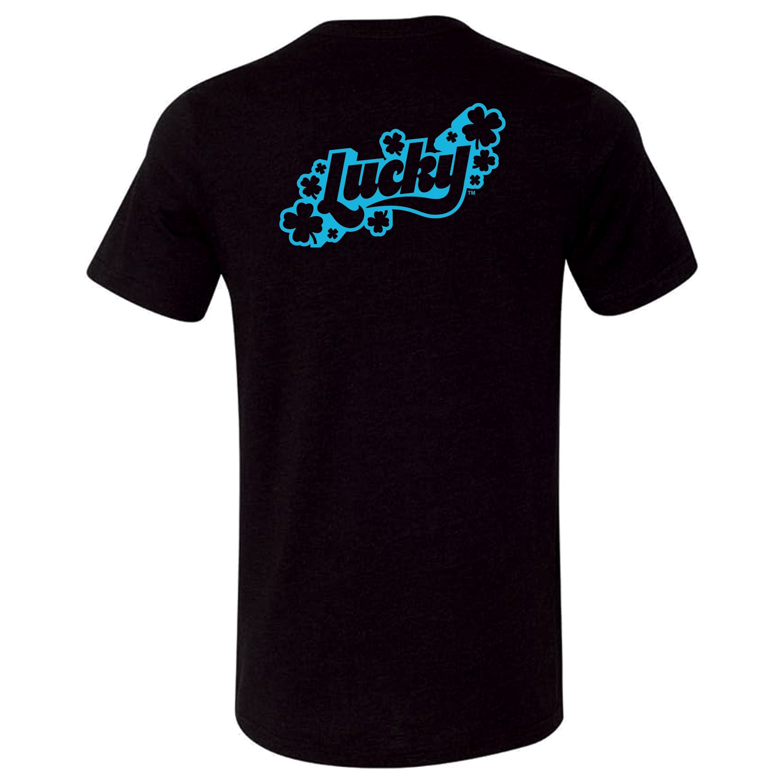 NEW! Lucky Chest & Back Logo Crew & V-Neck Tee