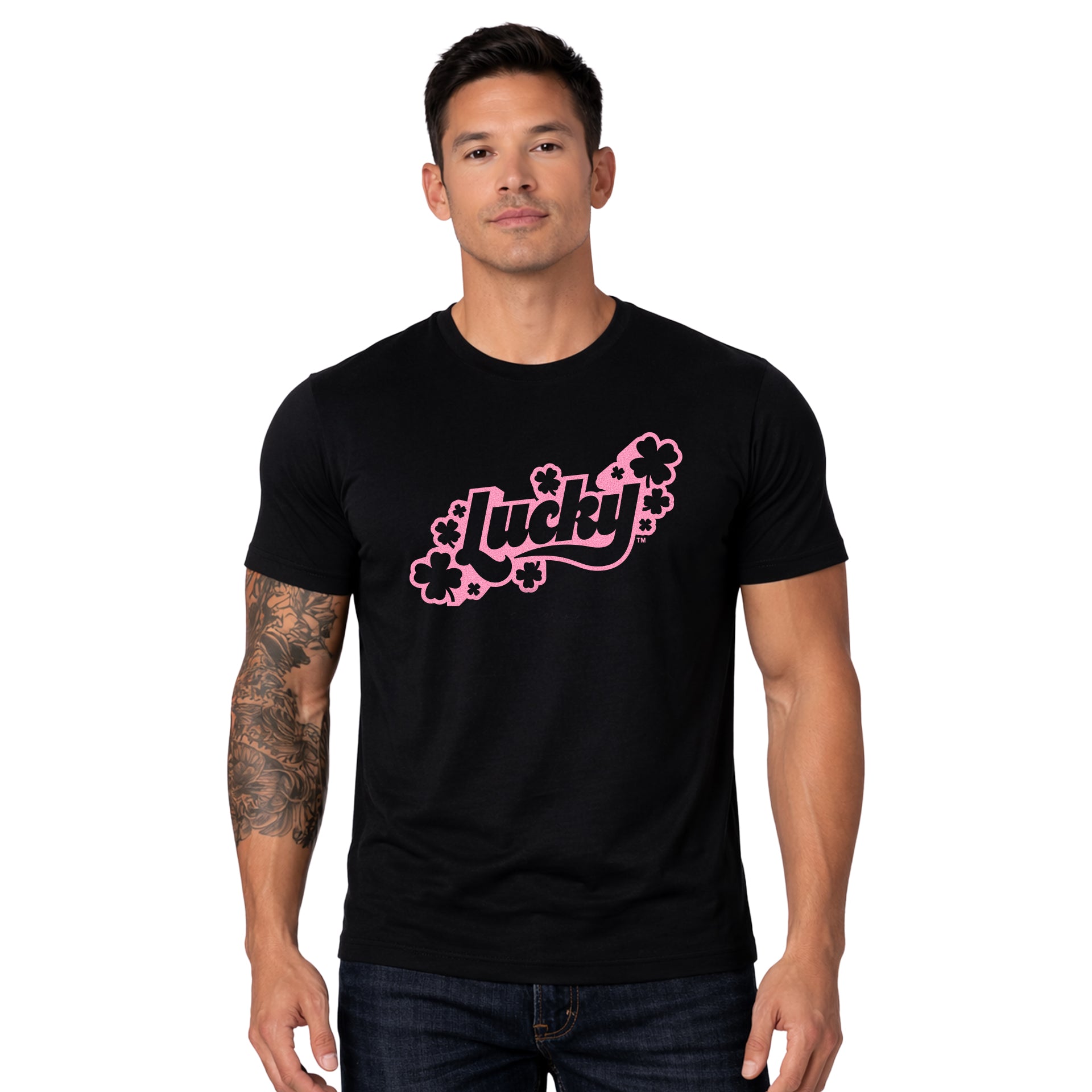 Lucky Unisex Crew & V-Neck Tee