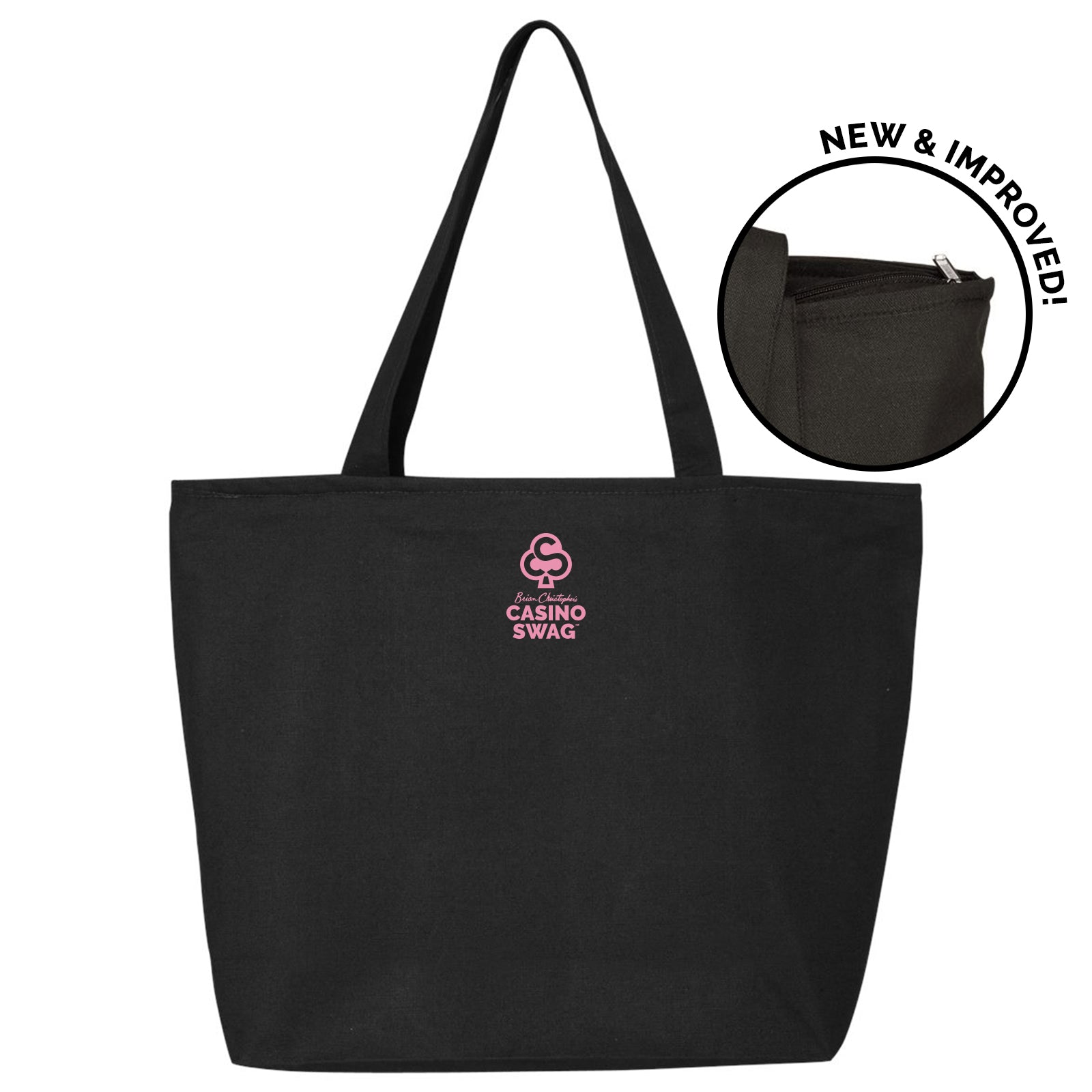 LuckyPink Tote Back