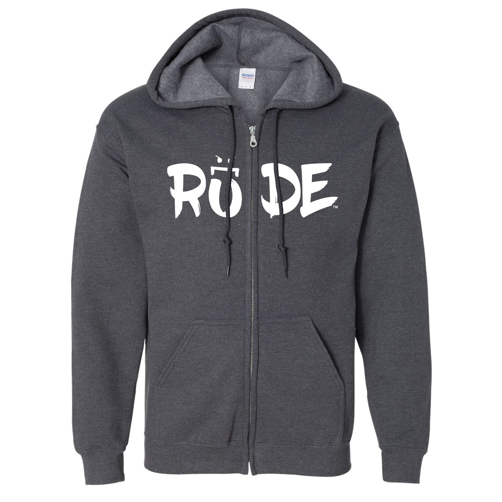 RUDE (Big Logo) Full-Zip Hoodie