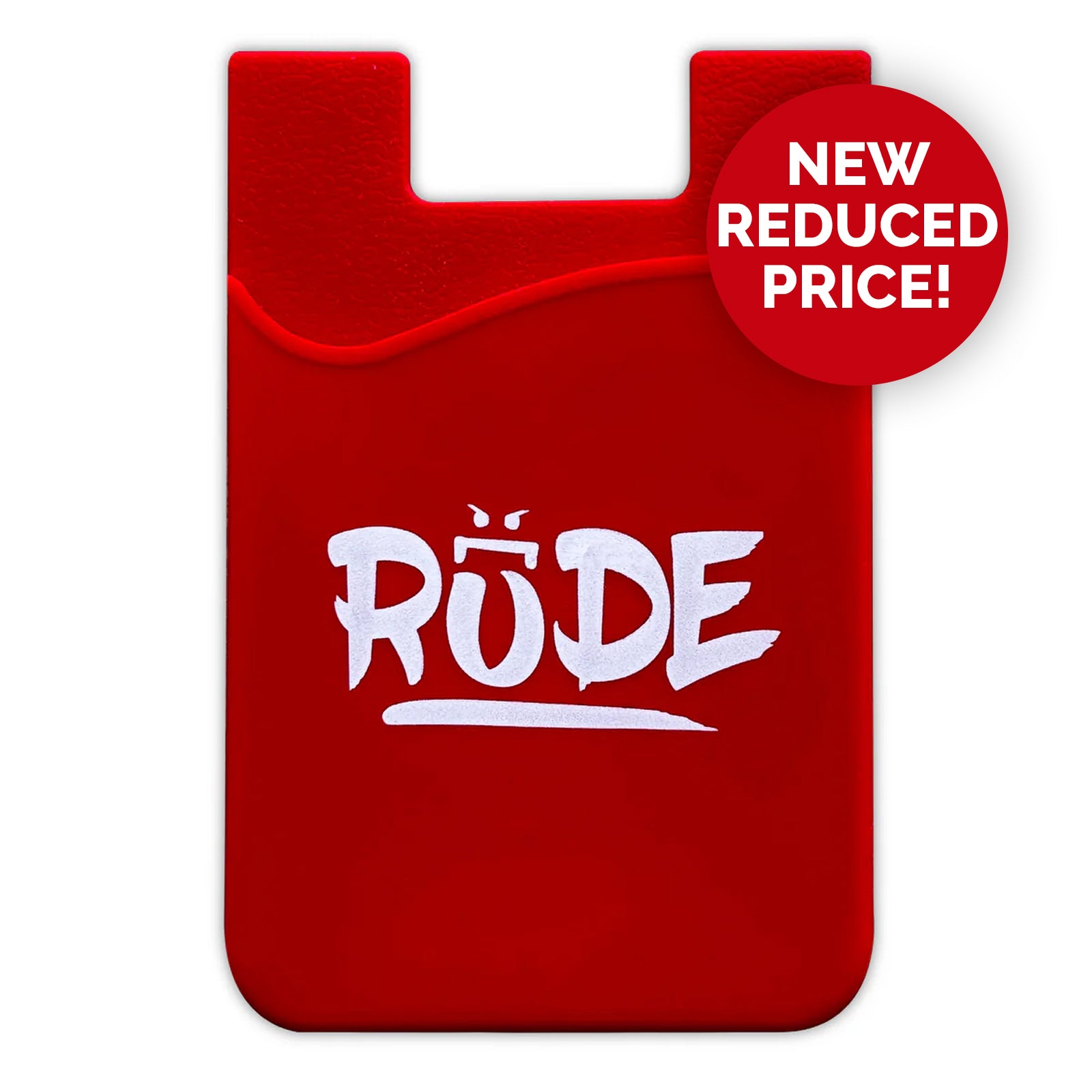 RUDE Silicone Players Card Phone Sleeve