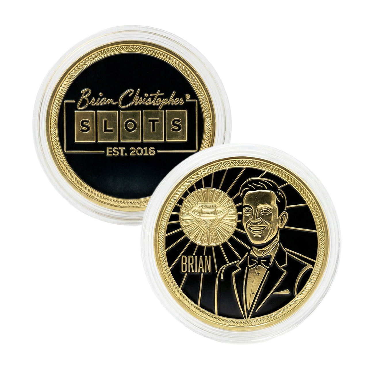 Set of 3 Coin Set: 10th Anniversary (engraved) + Brian + Marco Coins