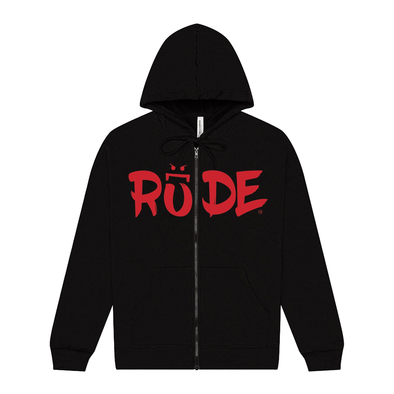 RUDE (Big Logo) Full-Zip Hoodie