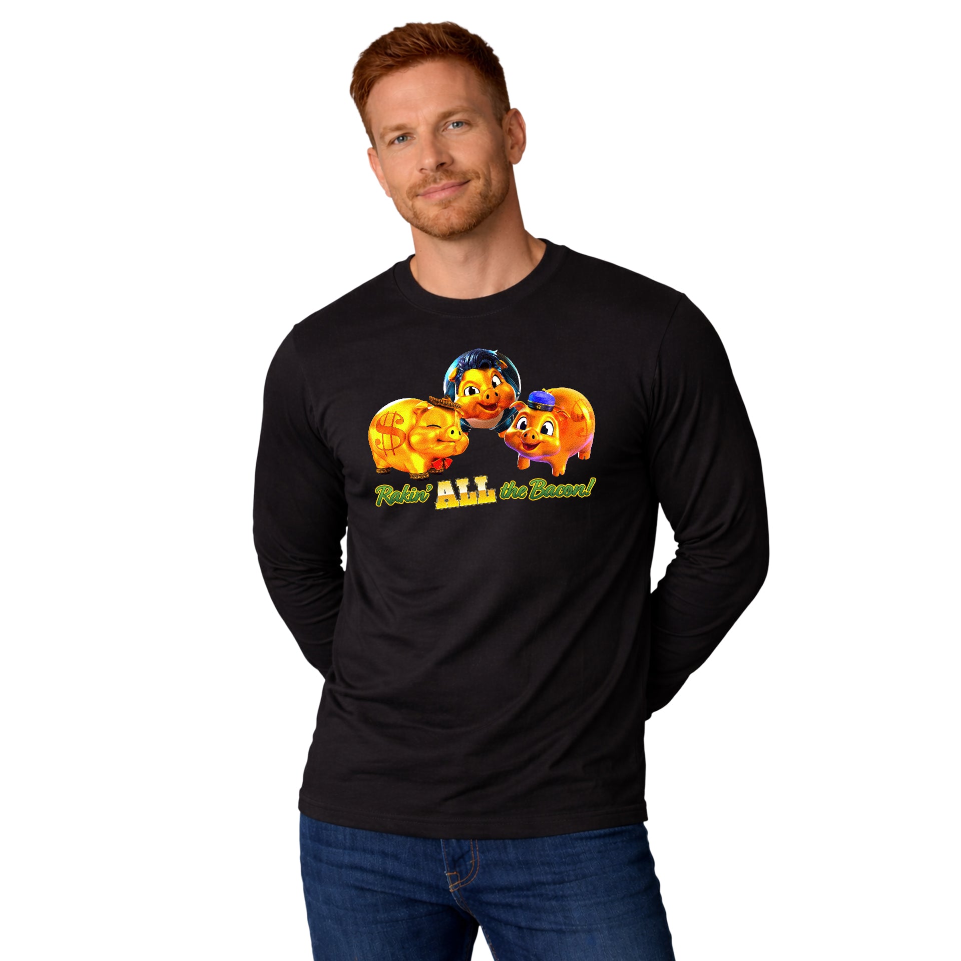 Rakin' All The Bacon Long Sleeve Tee