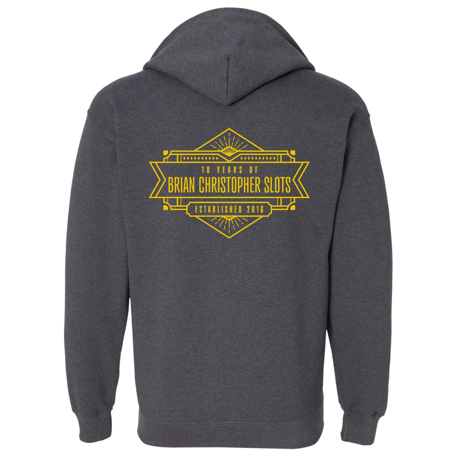 Metallic Fullzip grey Back Anniversary