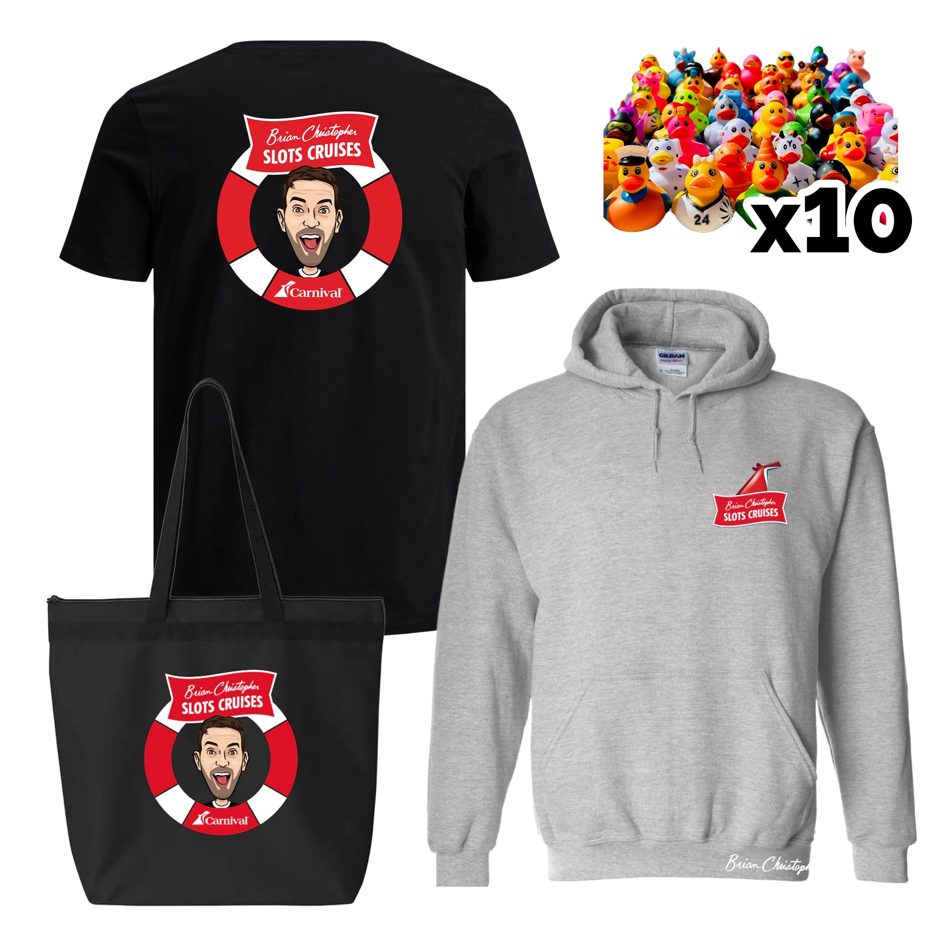 BCSlots X Carnival Cruise Bundle with a Pullover Hoodie