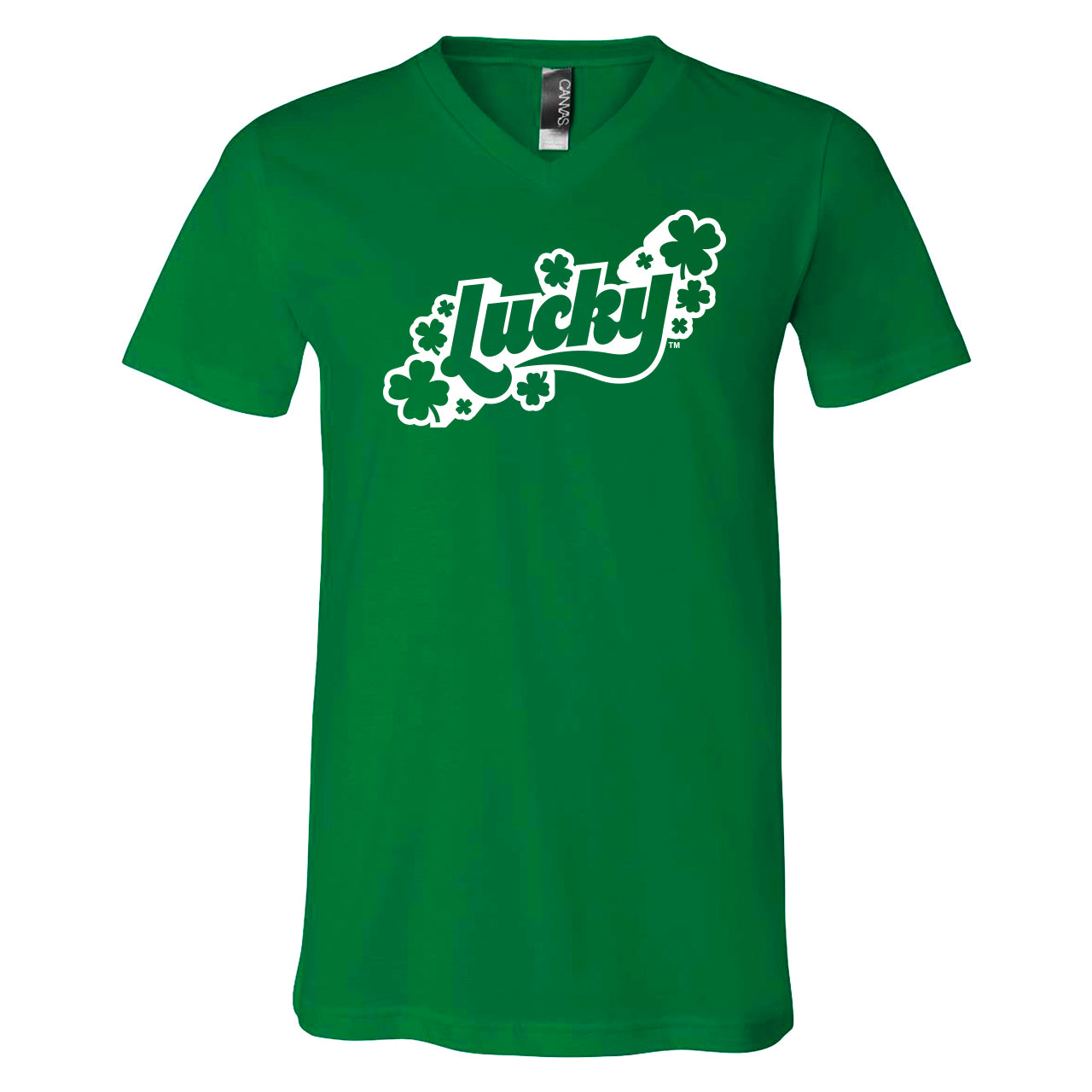NEW! Lucky Kelly Green Crew & V-Neck Tee