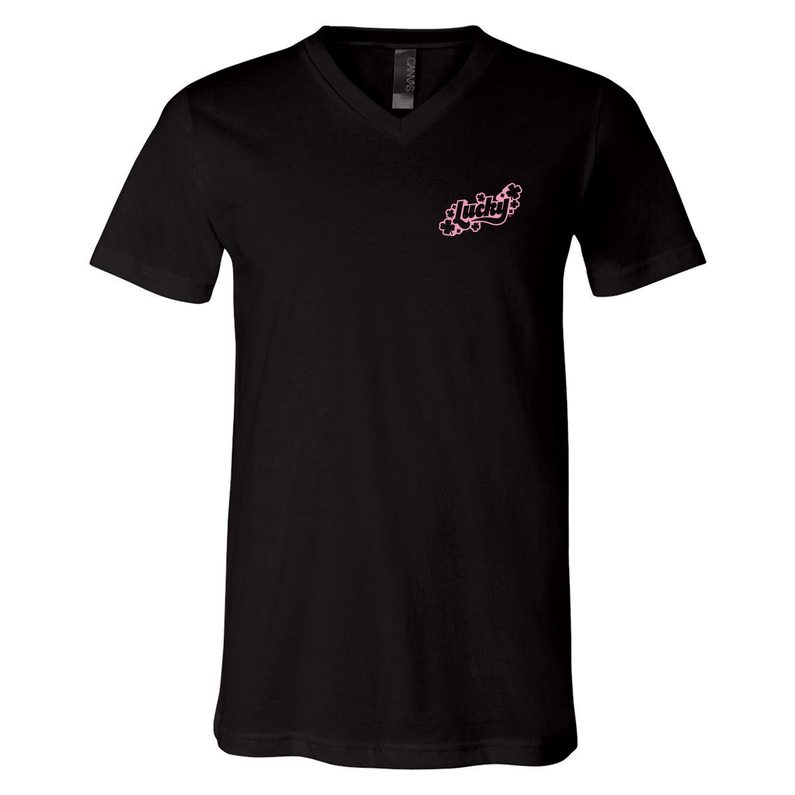 Lucky Chest & Back Logo Crew & V-Neck Tee