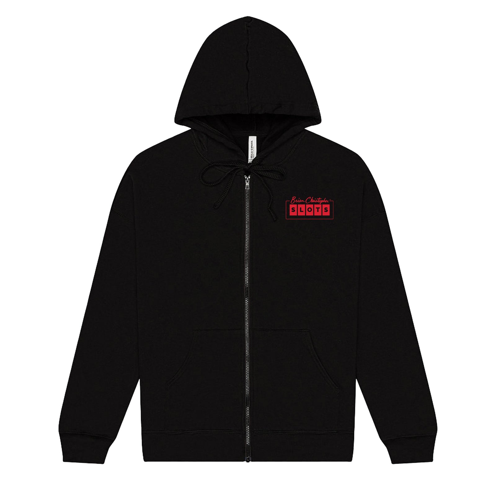 black fullzip bcslots red chest