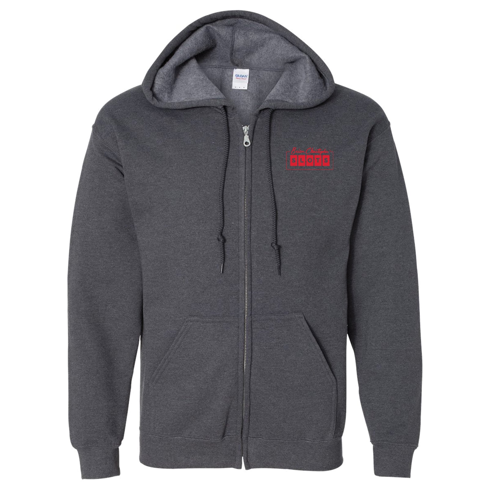 red fullzip front gray bcslots