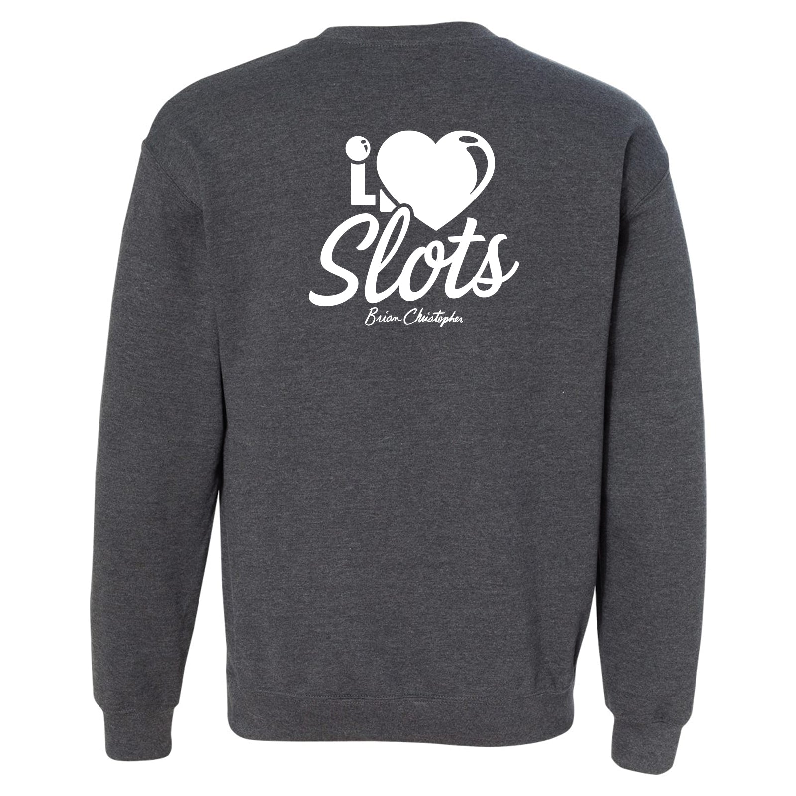 back chestback love slots crewsweat