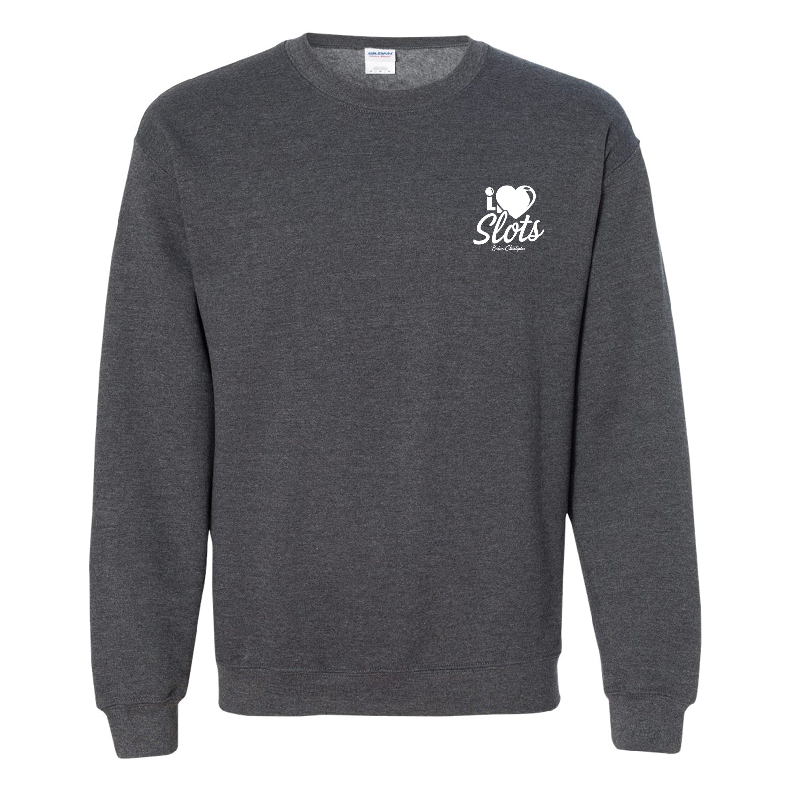 chestback love slots front crewsweat