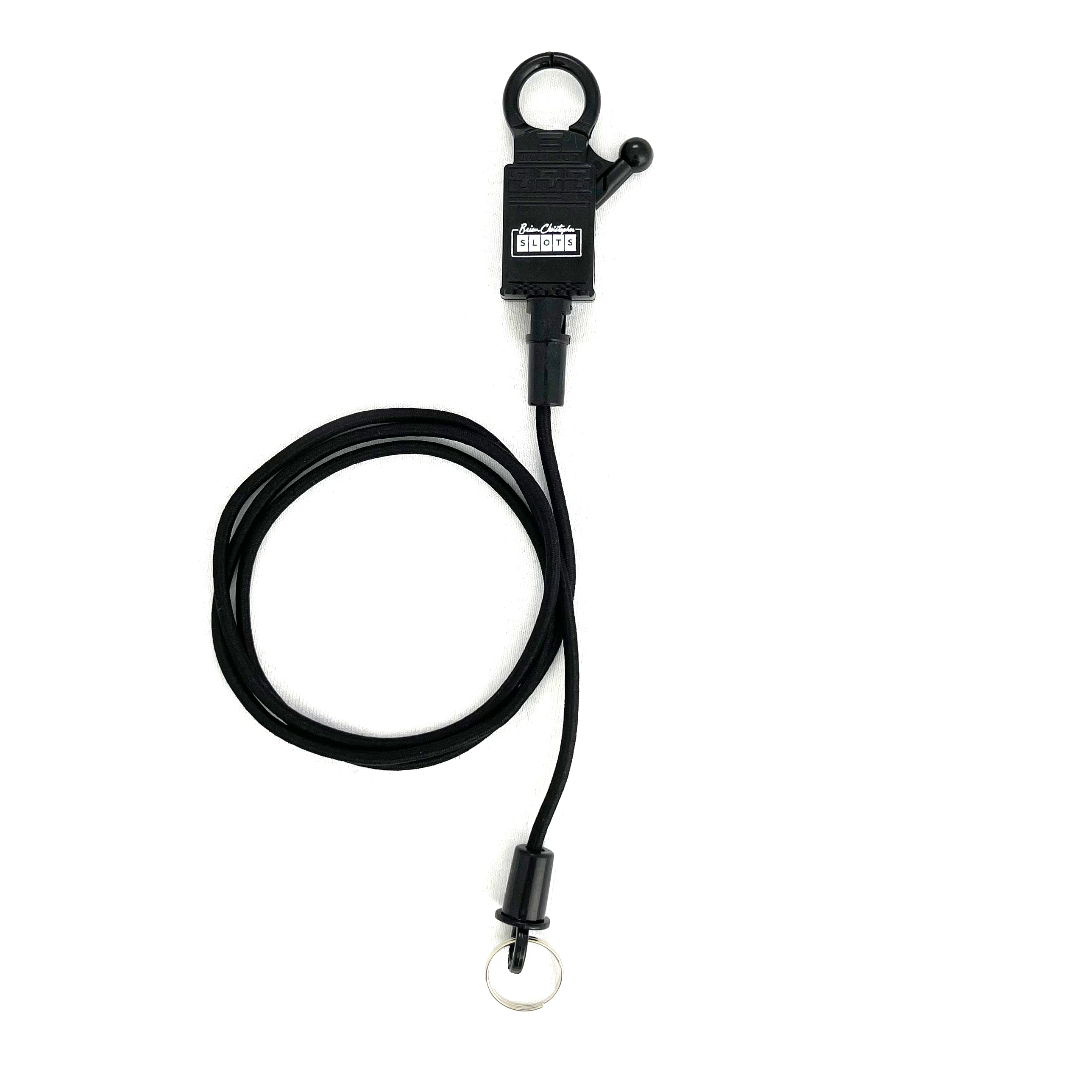 Brian Christopher Slots players card black bungee cord
