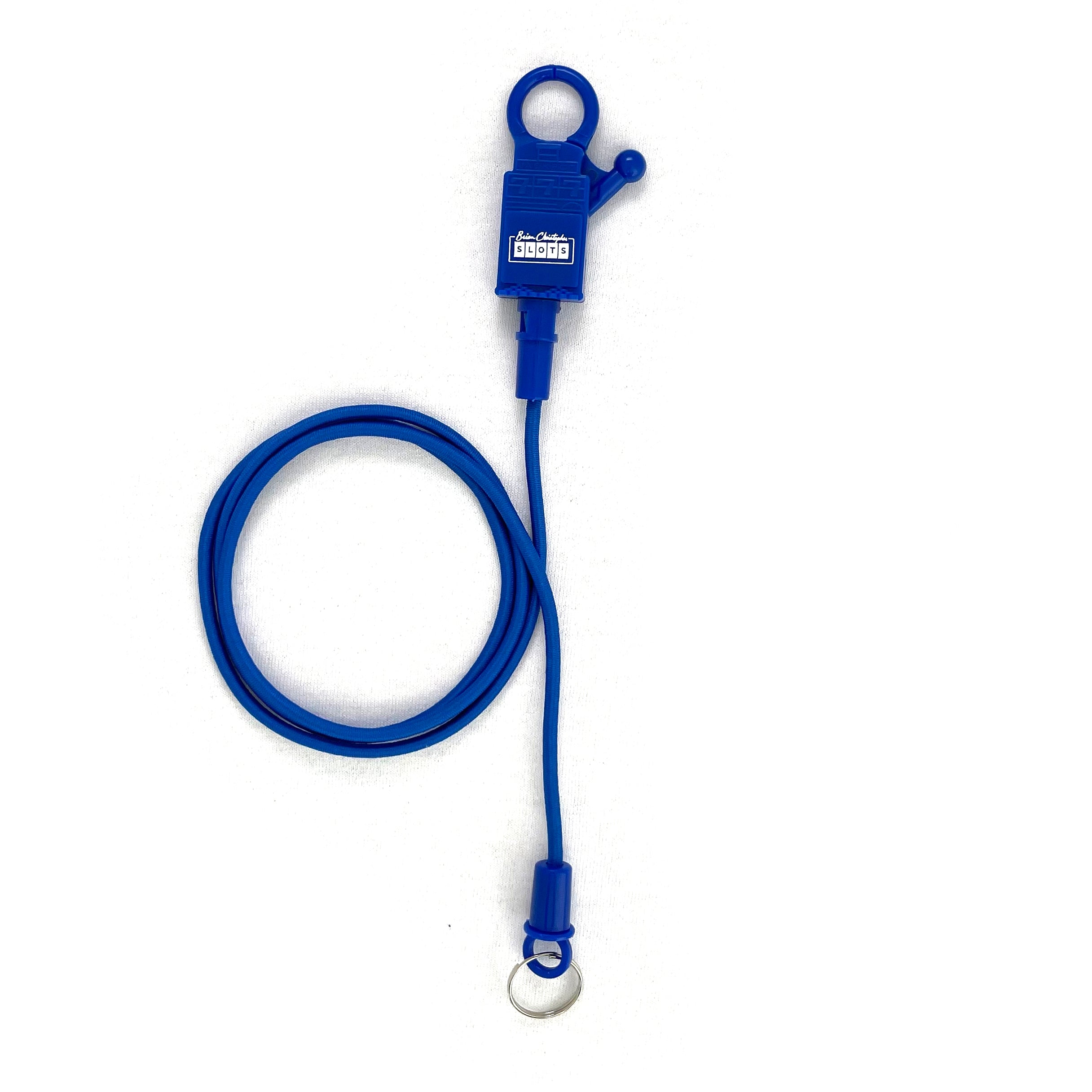 Brian Christopher Slots players card blue bungee cord