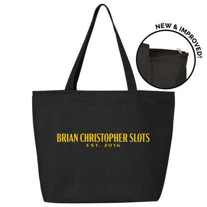 tote front 10yr gold small decal