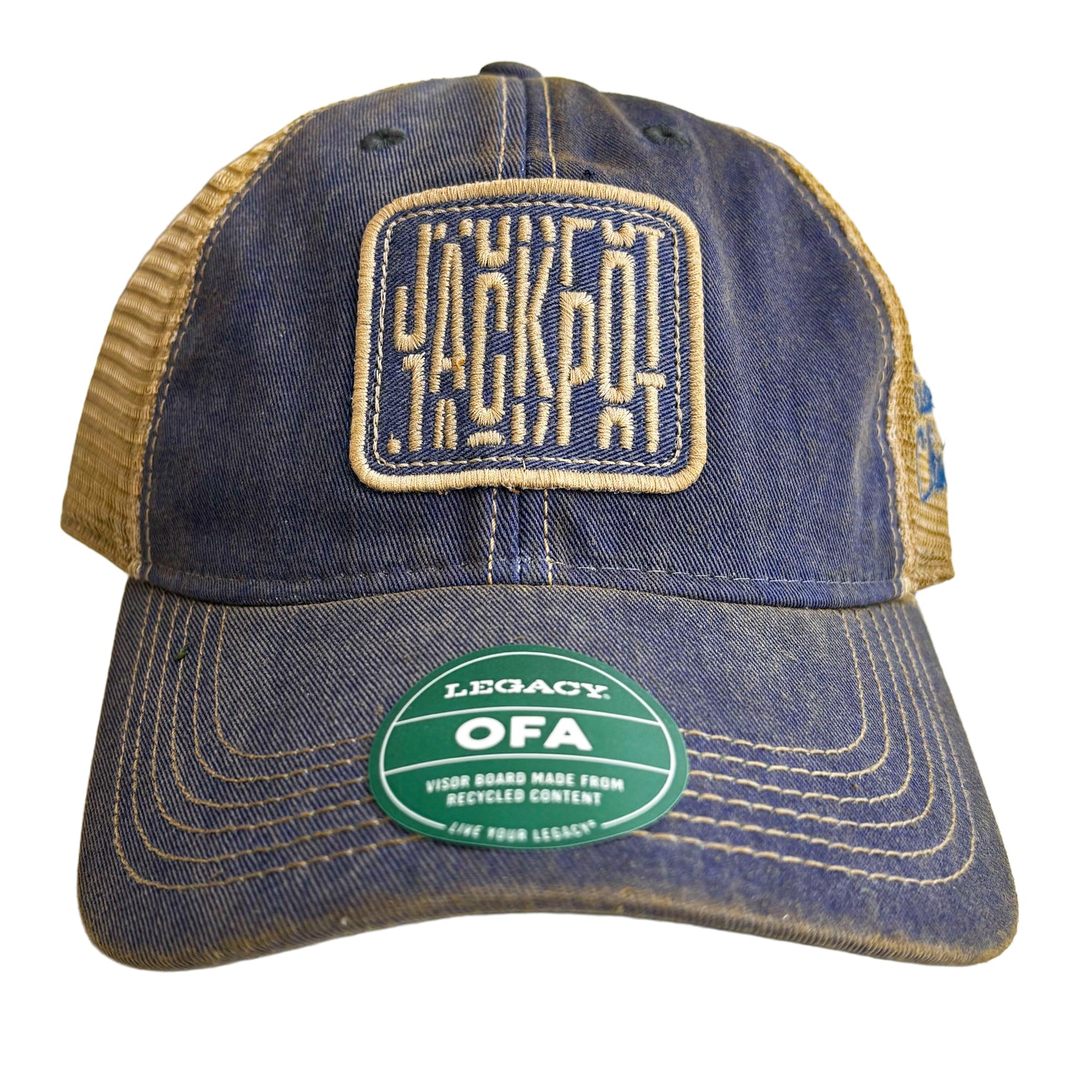 NEW! Jackpot Blue Trucker Hat