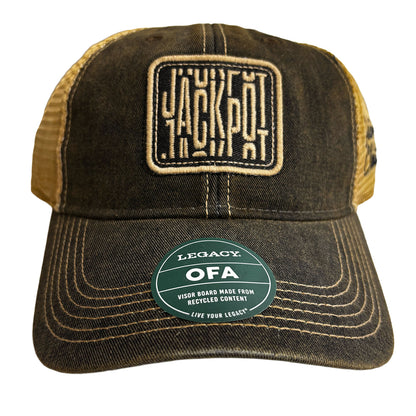 NEW! Jackpot Black Trucker Hat