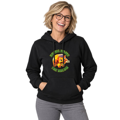 NEW! Bring Home The Bacon Pullover Hoodie