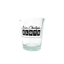 Load image into Gallery viewer, Brian Christopher Slots logo shot glass
